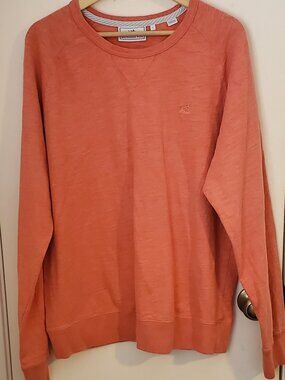 Southern Tide Heathered Corral Crewneck Sweatshirt Men's Size L